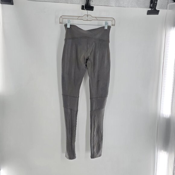 SPANX‎ Faux Leather Moto Legging in Gunmetal size S - Picture 5 of 7